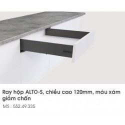 Ray Hộp Alto-S Giảm Chấn H120mm Hafele 552.49.335