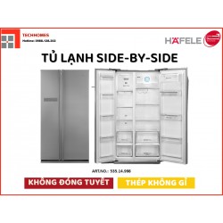 TỦ LẠNH, SIDE-BY-SIDE, ĐỘC LẬP, THÉP KHÔNG GỈ SBS660X SKU 535.14.998