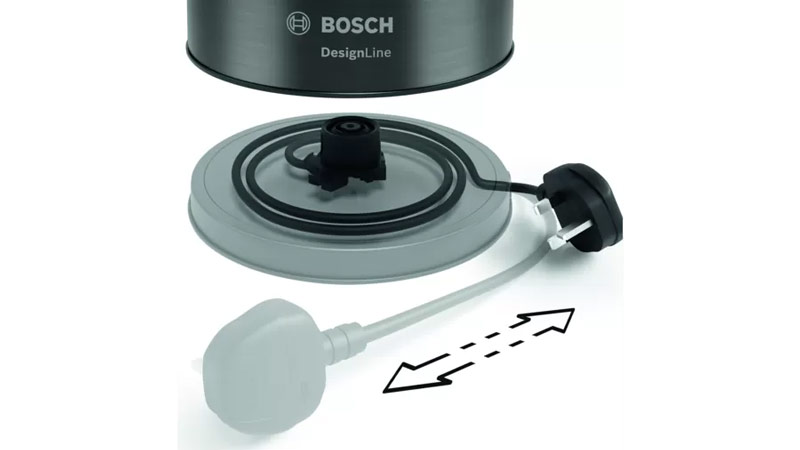 ấm đun nước Bosch TWK1201N dây dẫn kéo dài