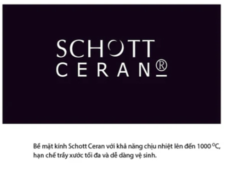 Bếp từ Hafele HC-I7323b 536.61.886 Mặt kính Schott