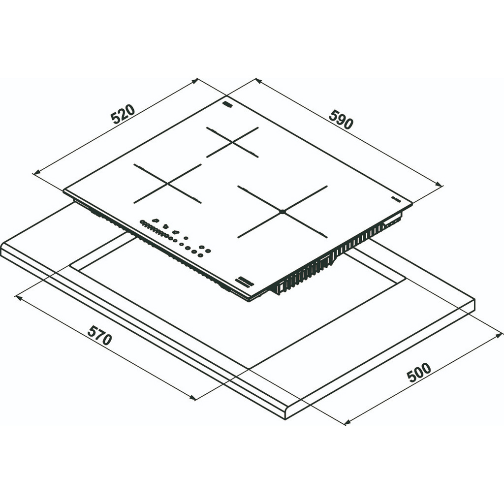 Bếp từ Hafele HC-I6035B 533.09.961