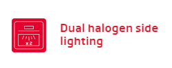 lò nướng Fagor Dual Halogen side lighting