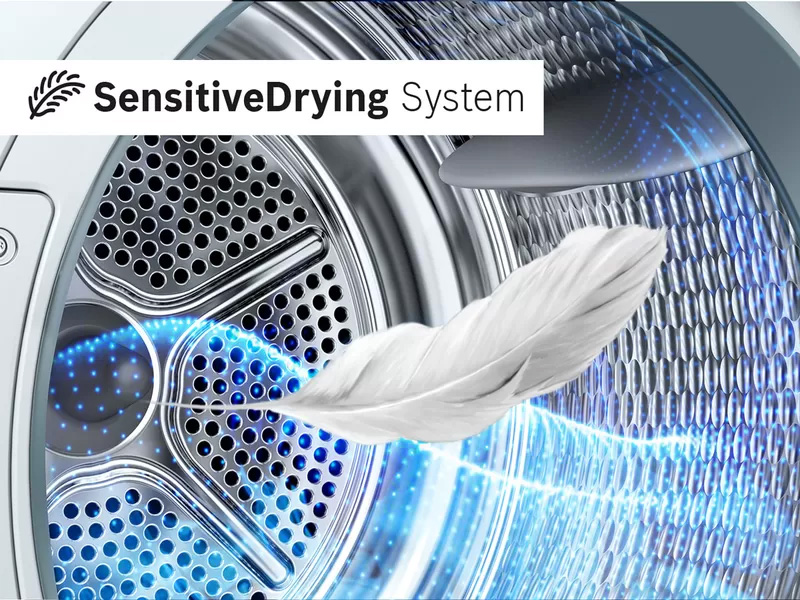 Máy sấy Bosch sensitive Drying system