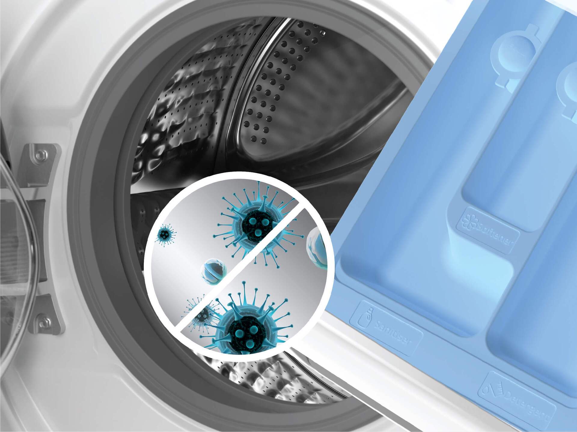 Máy giặt whirlpool đệm cửa kháng khuẩn