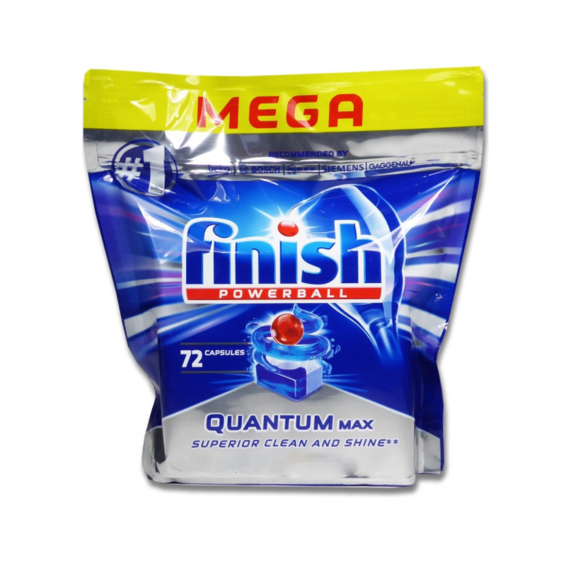 túi viên rửa finish Quantum max 72 viên