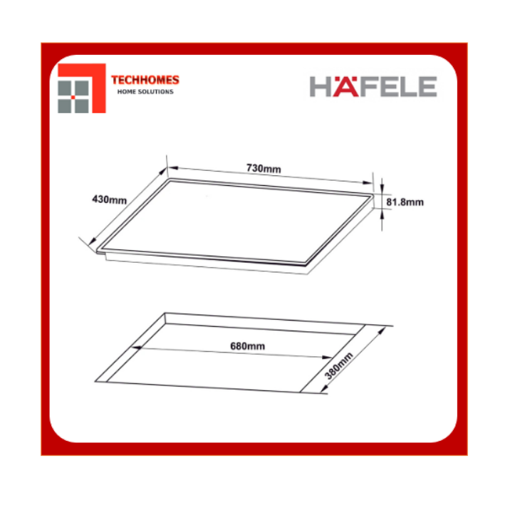 BẾP TỪ 2 VÙNG NẤU HAFELE HC-I73242B 536.61.857