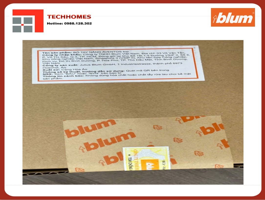 BỘ TAY NÂNG BLUM AVENTOS HF TOP 22F1805 1765857