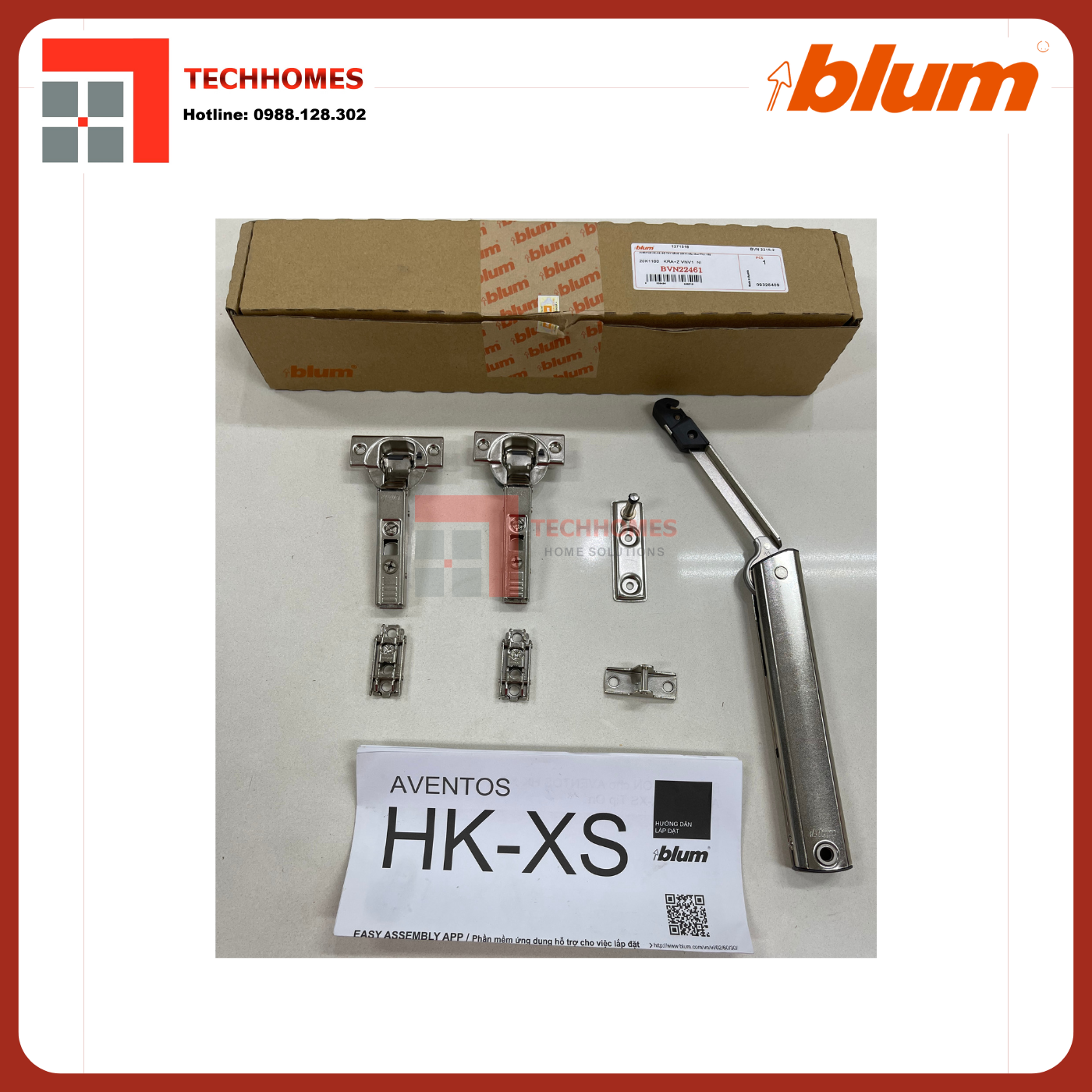 Bộ tay nâng Blum AVENTOS HK-XS 20K1100 9326409