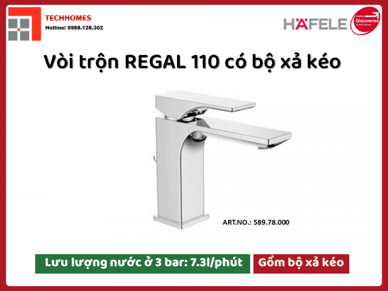 Bộ Trộn Regal 110 Có Bộ Xả Kéo Hafele 589.78.000