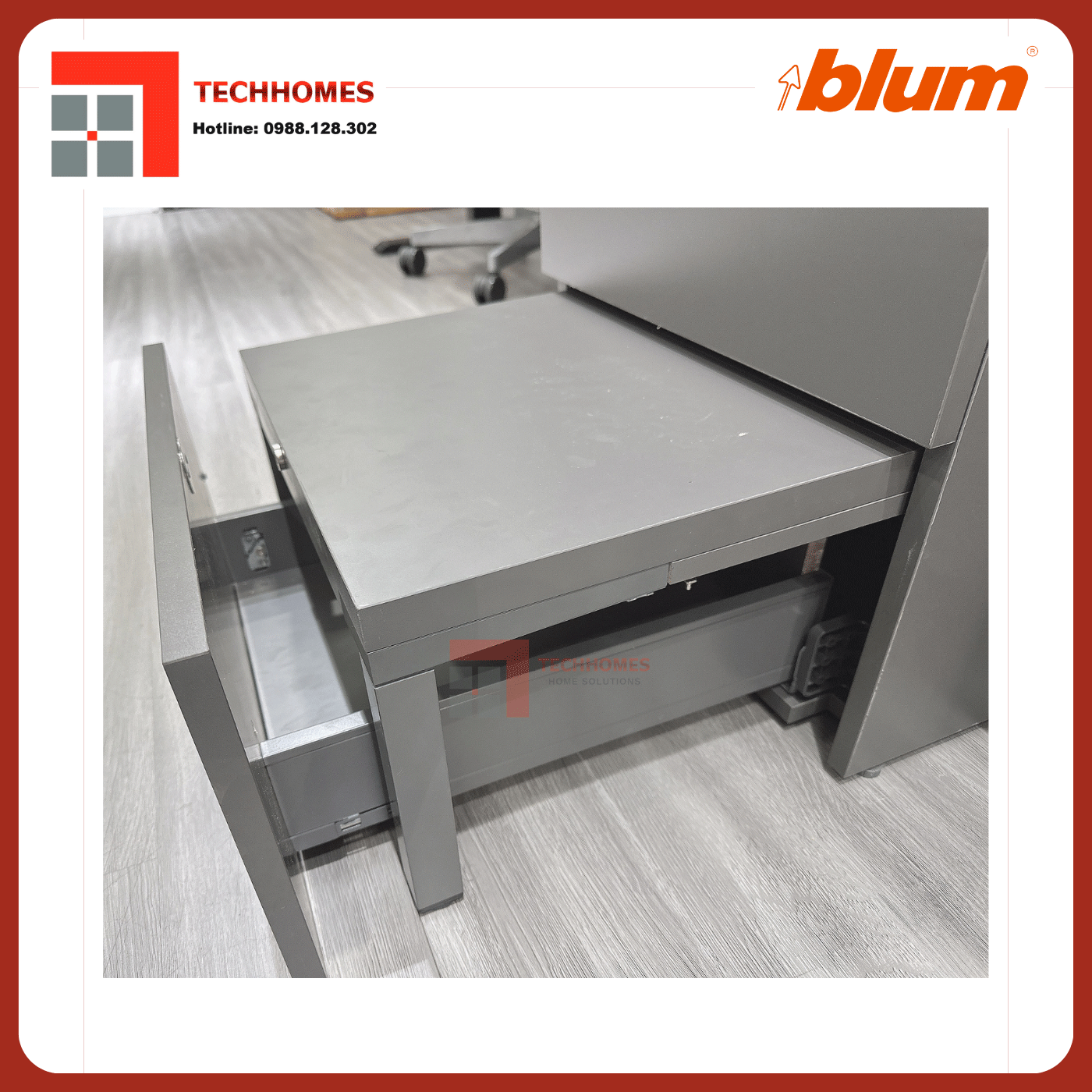 Bục thang ngăn kéo Blum Z95.4600 5993665 