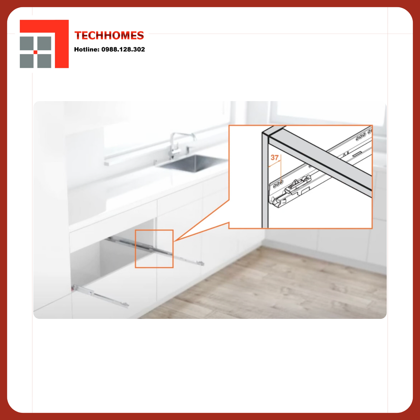 CÁC LẮP ĐẶT RAY HỘP TANDEMBOX