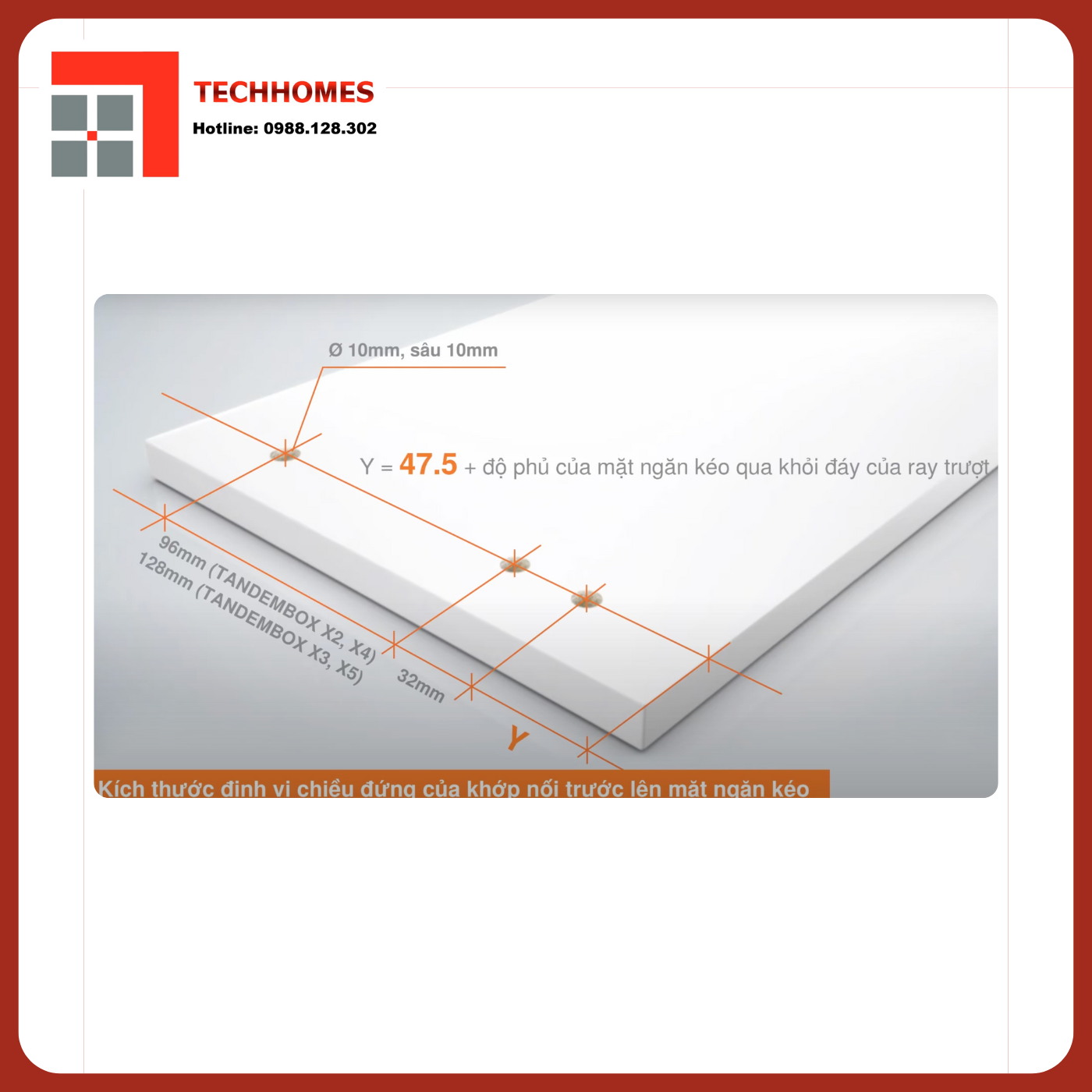 CÁC LẮP ĐẶT RAY HỘP TANDEMBOX