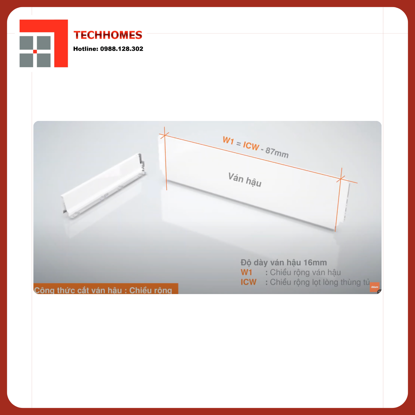 CÁC LẮP ĐẶT RAY HỘP TANDEMBOX