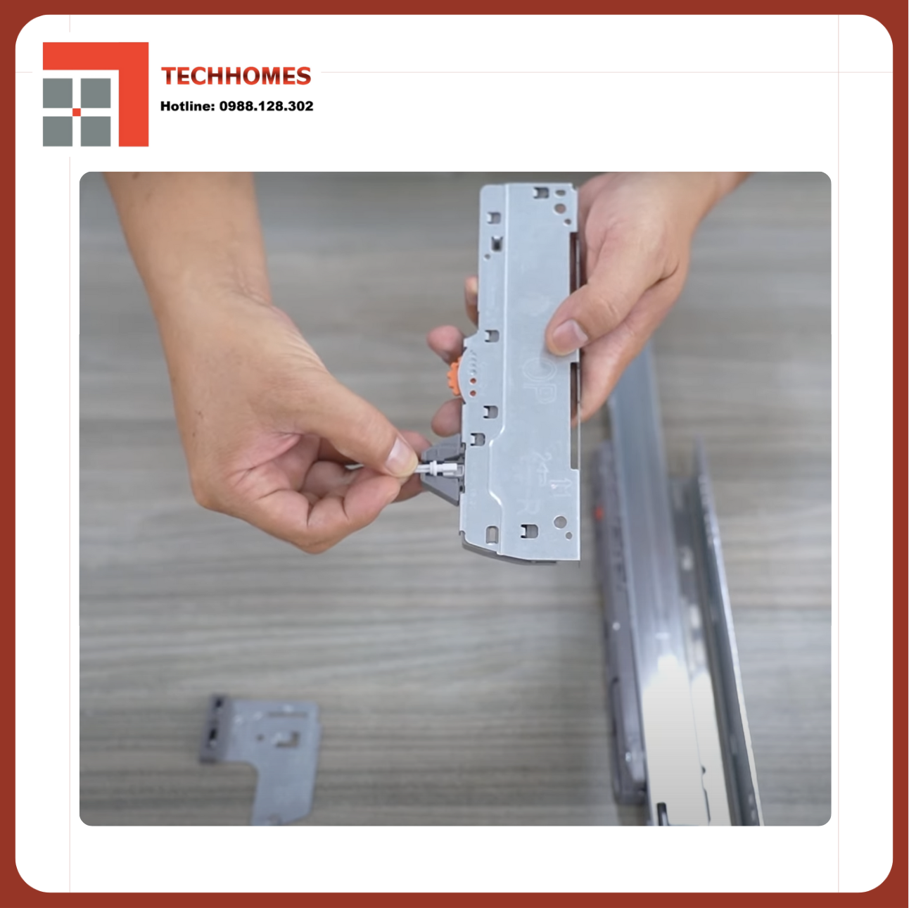 CÁCH LẮP ĐẶT RAY ÂM NHẤN MỞ GIẢM CHẤM BLUM 
