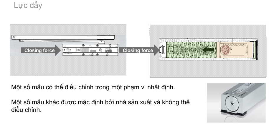 Cách lắp đặt tay đẩy hơi