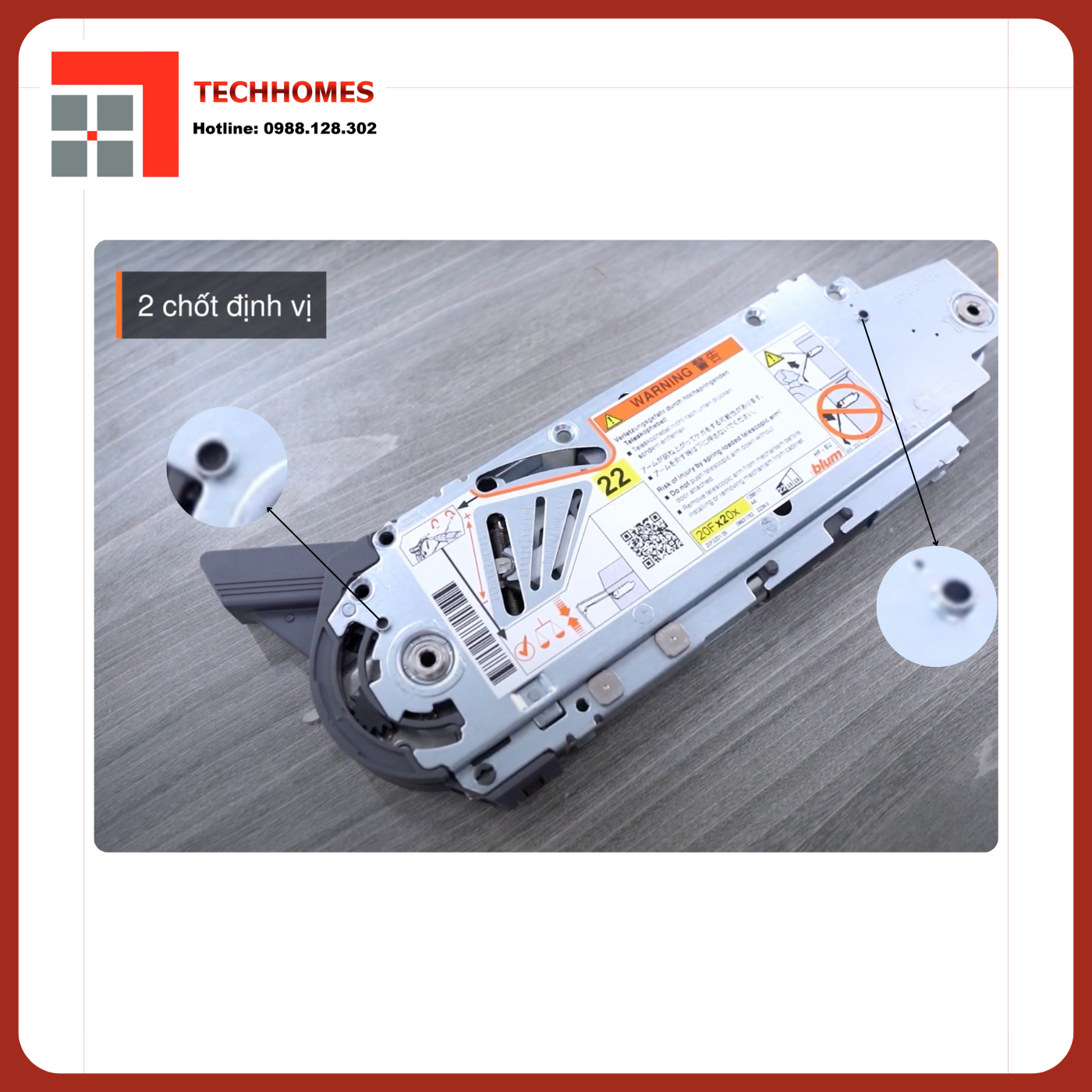 CÁCH LẮP ĐẶT TAY NÂNG BLUM