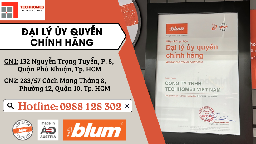 Cách nhận biết sản phẩm Blum chính hãng