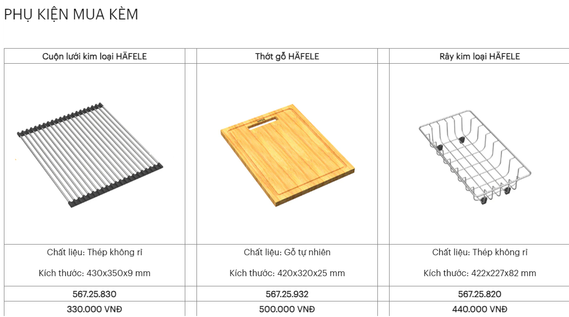 CHẬU RỬA BÁT HAFELE HS24-SSN1S-7650 567.20.627