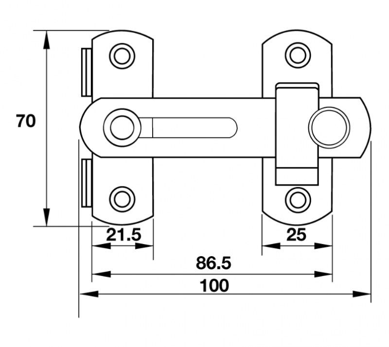 CHỐT AN TOÀN HAFELE DIY 489.71.690
