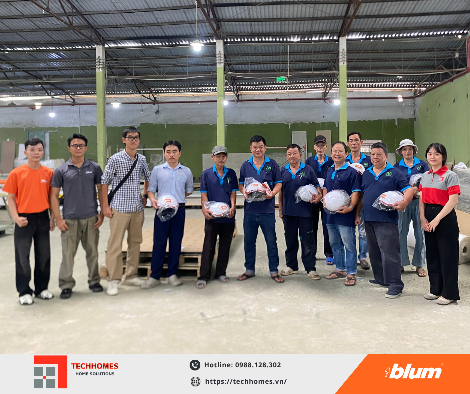 CHƯƠNG TRÌNH ĐÀO TẠO NÂNG CAO TAY NGHỀ VÀ KIẾN THỨC NỘI THẤT BLUM