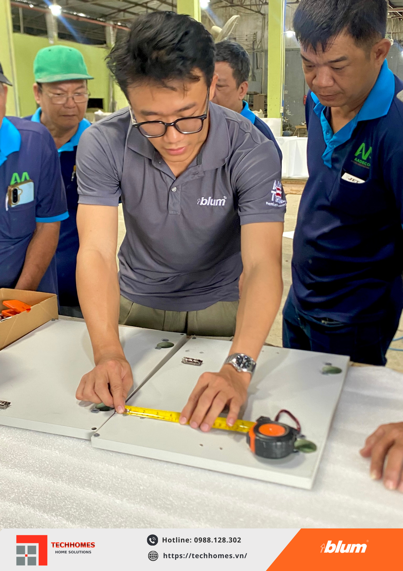 CHƯƠNG TRÌNH ĐÀO TẠO NÂNG CAO TAY NGHỀ VÀ KIẾN THỨC NỘI THẤT BLUM 