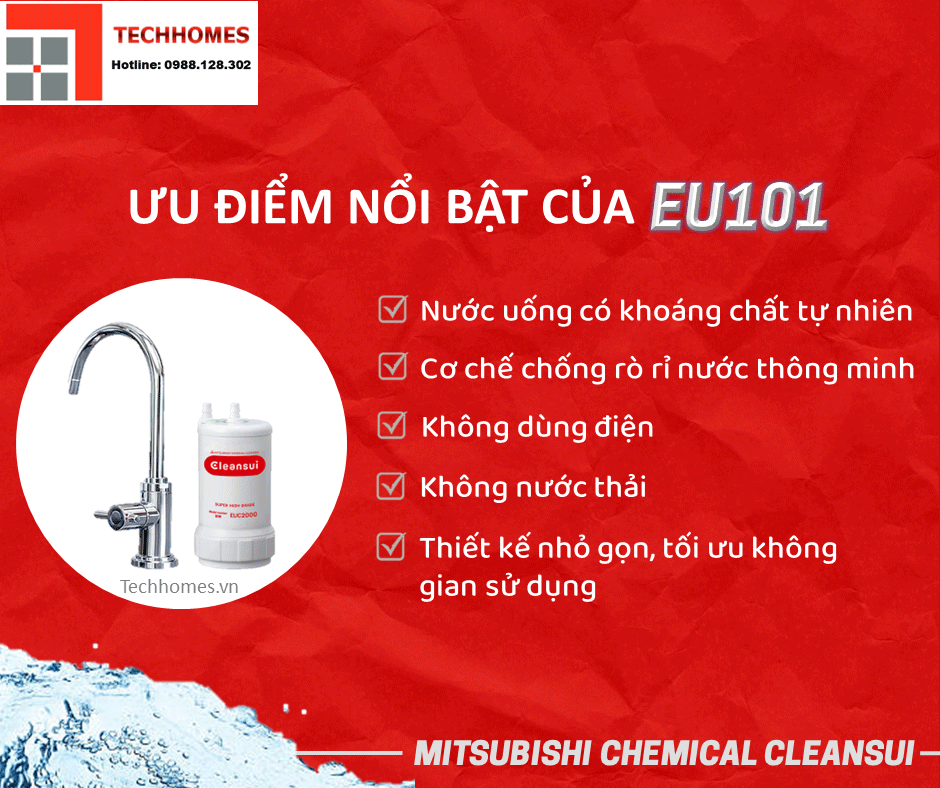 Đại lý Thiết bị lọc nước Mitsubishi Cleansui Việt Nam giá tốt nhất