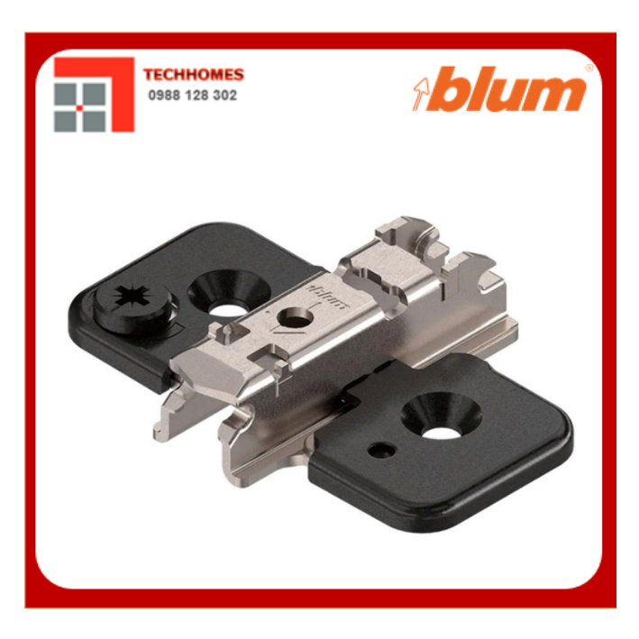 Đế bản lề chữ thập có ốc điều chỉnh ° cao 3mm Blum 173H7130 1017488