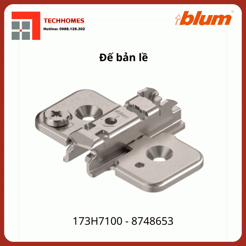 Đế bản lề Clip top Blum 173H7100 8748653