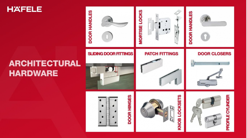 Hafele phân phối ngành hàng sản phẩm tại Việt Nam hiện nay