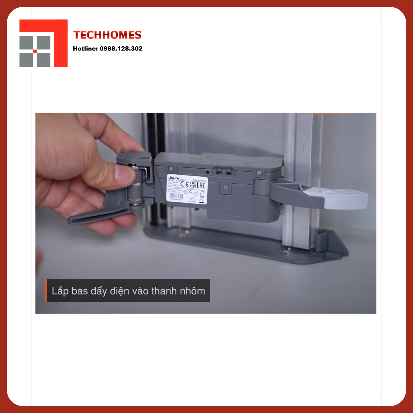 HƯỚNG DẪN CÁCH LẮP ĐẶT RAY HỘP BLUM ĐIỆN 