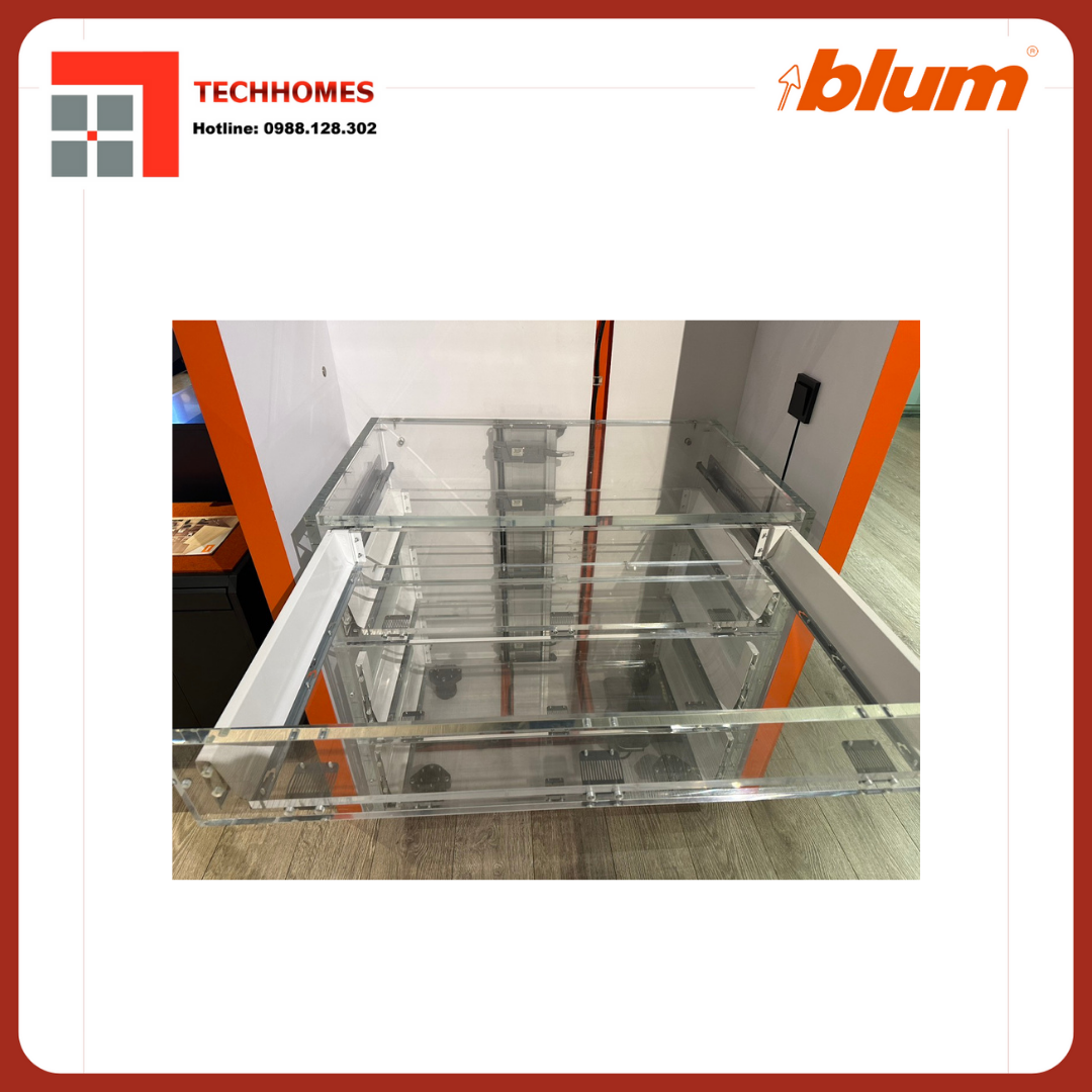 HƯỚNG DẪN CÁCH LẮP ĐẶT RAY HỘP BLUM ĐIỆN 