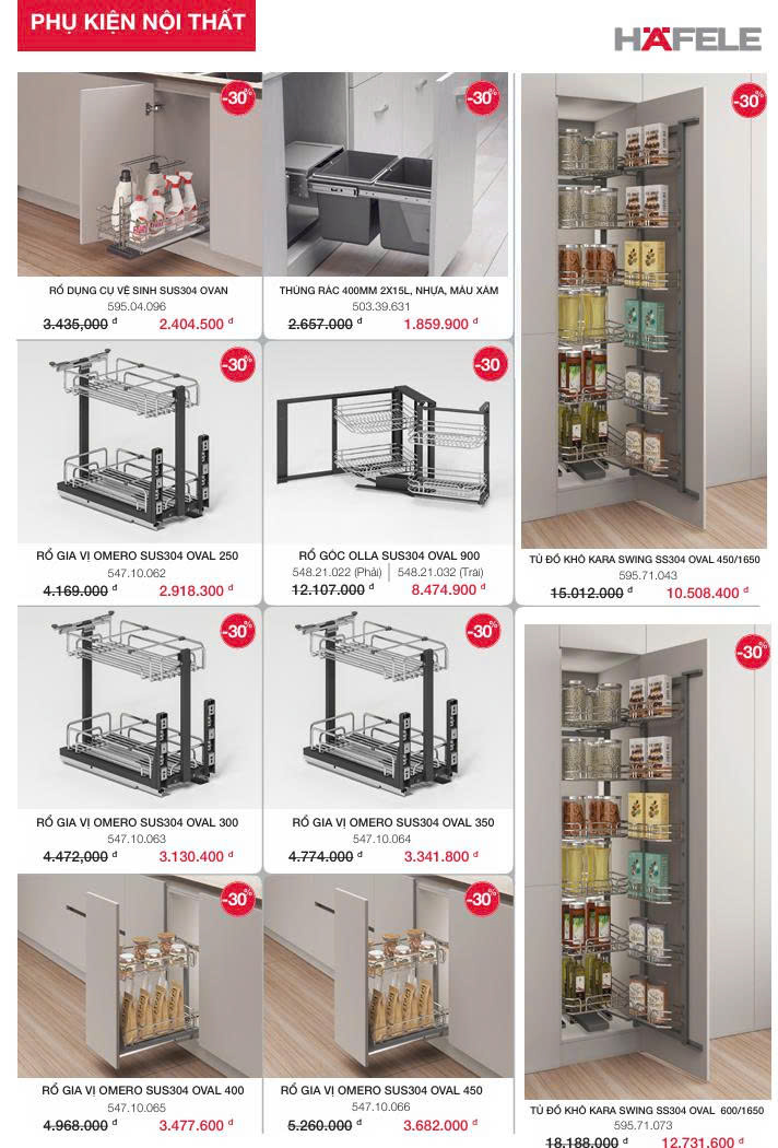KHUYẾN MÃI THIẾT BỊ BẾP HAFELE QUÝ 3. 2025
