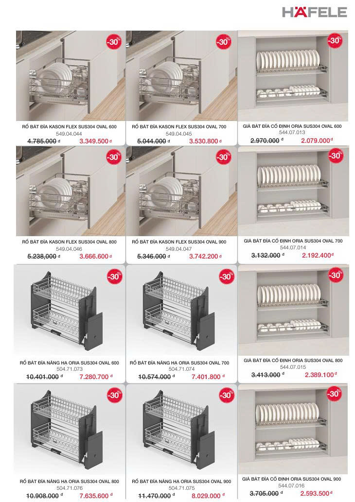 KHUYẾN MÃI THIẾT BỊ BẾP HAFELE QUÝ 3. 2025
