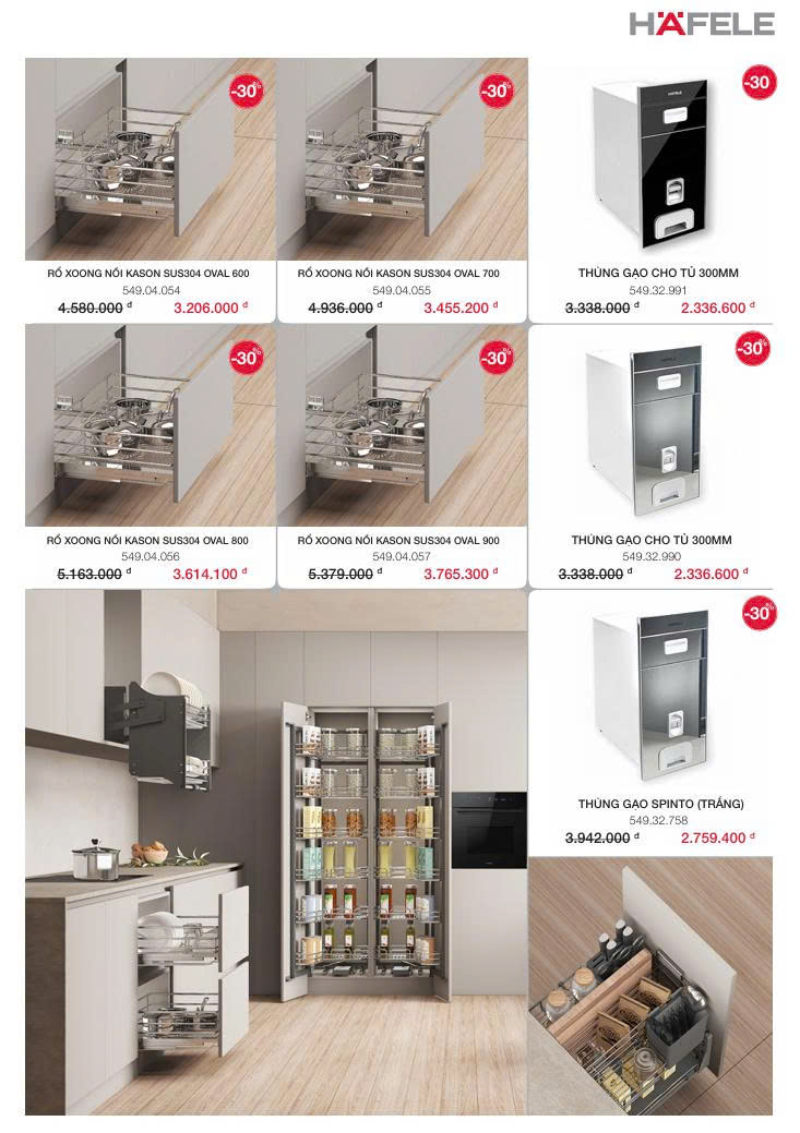 KHUYẾN MÃI THIẾT BỊ BẾP HAFELE QUÝ 3. 2025