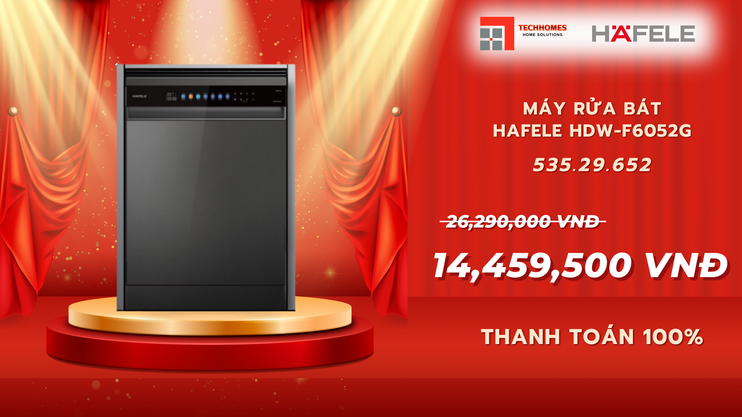 Khuyến mãi thiết bị hafele đến 50%