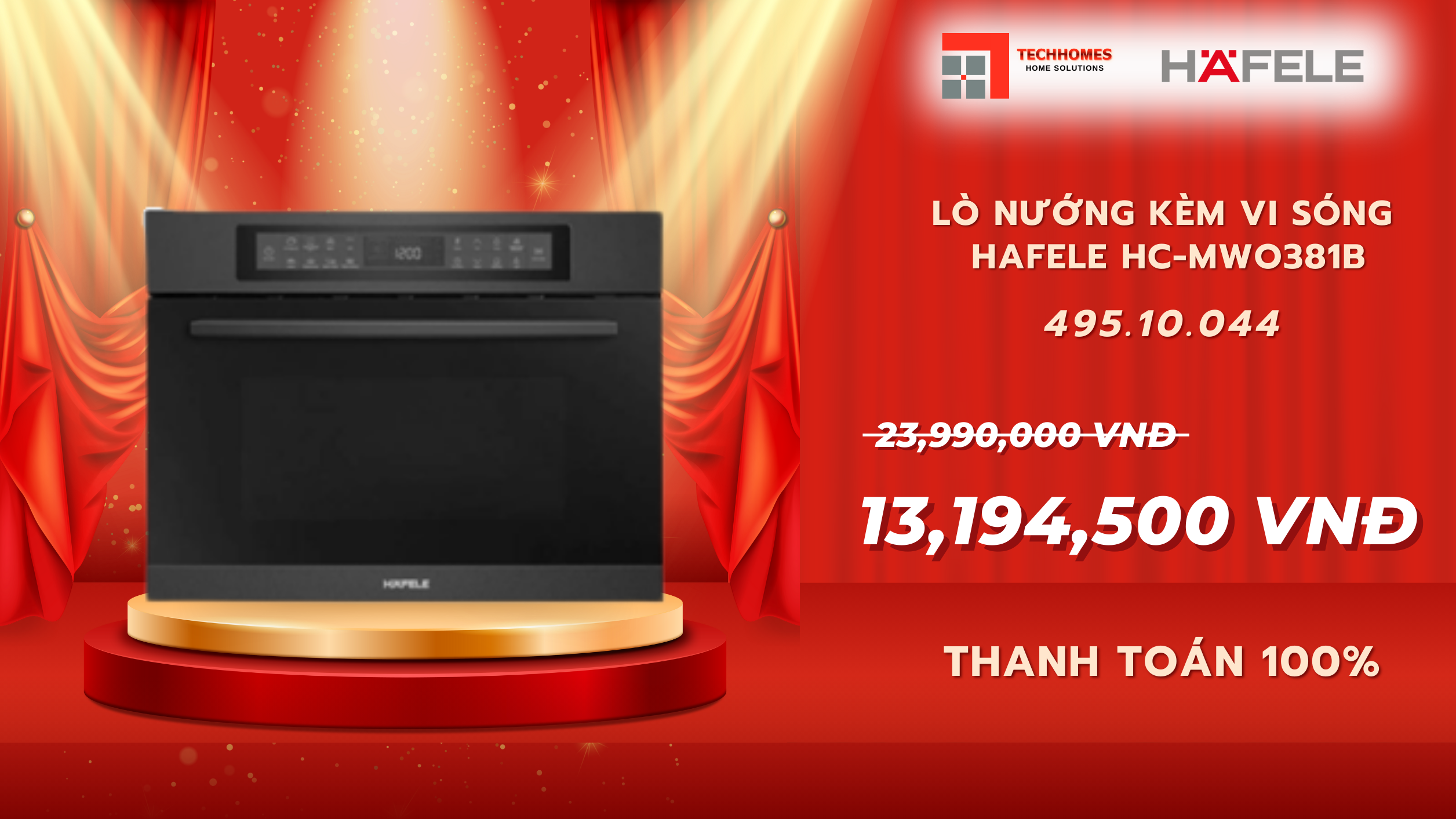 Khuyến mãi thiết bị hafele đến 50%