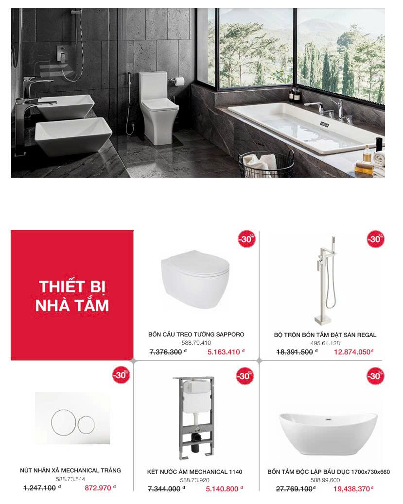 KHUYẾN MÃI THIẾT BỊ VỆ SINH HAFELE QUÝ 3. 2025