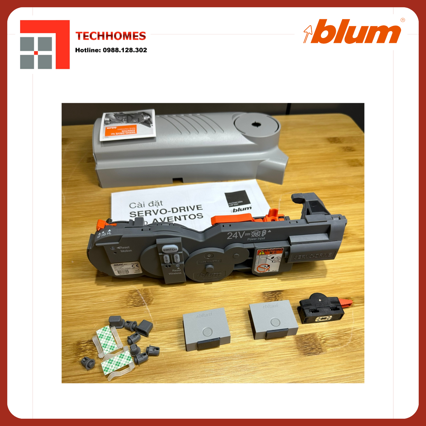 LẮP ĐẶT PHỤ KIỆN BLUM CHÍNH HÃNG