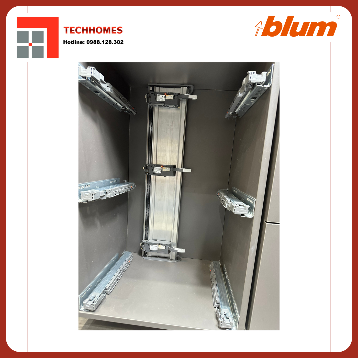 LẮP ĐẶT PHỤ KIỆN BLUM CHÍNH HÃNG