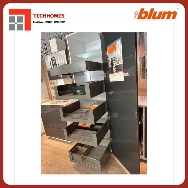LẮP ĐẶT PHỤ KIỆN BLUM CHÍNH HÃNG