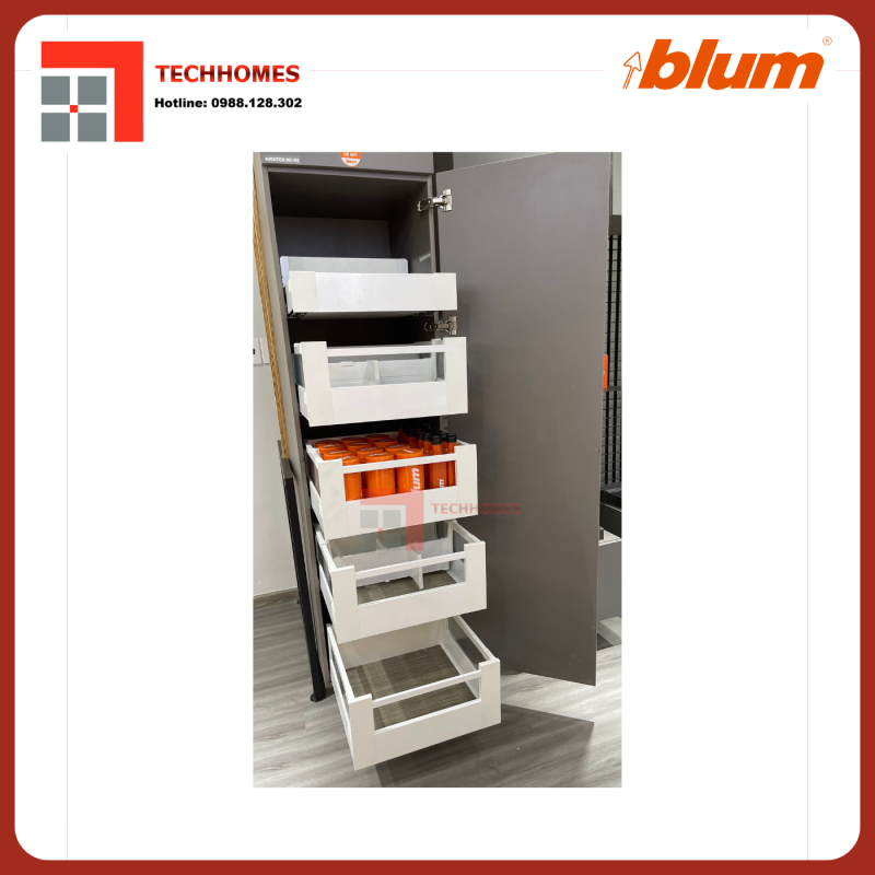 LẮP ĐẶT PHỤ KIỆN BLUM CHÍNH HÃNG