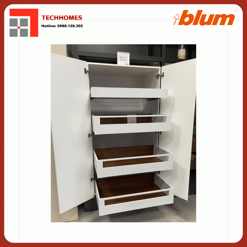 LẮP ĐẶT PHỤ KIỆN BLUM CHÍNH HÃNG