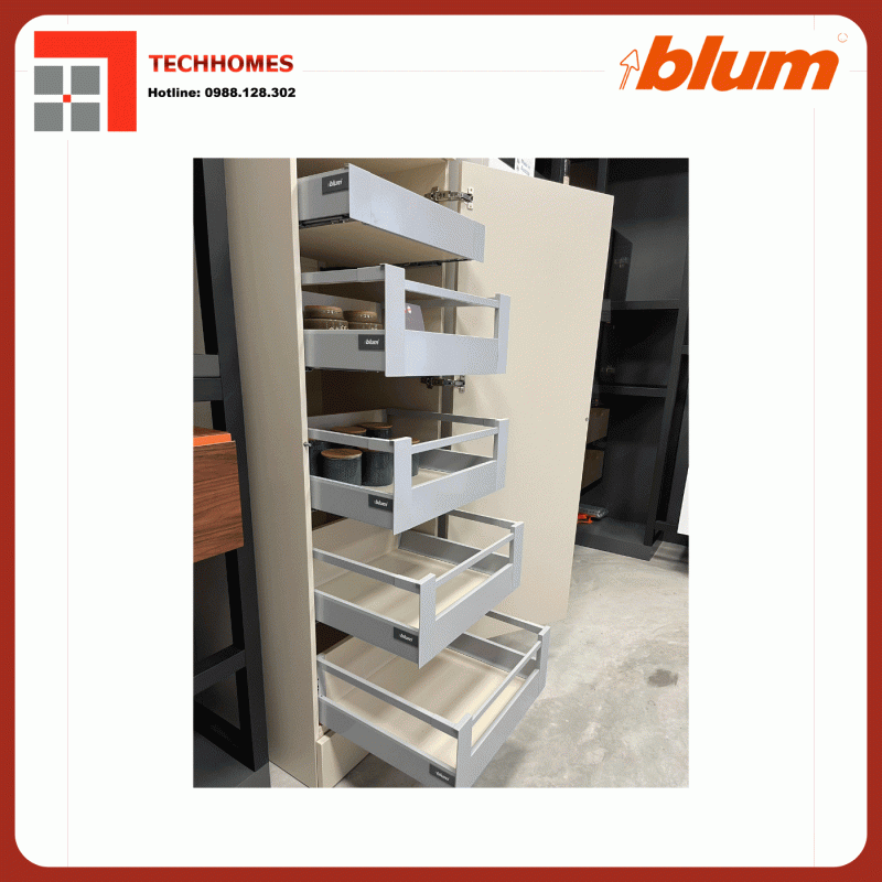 LẮP ĐẶT PHỤ KIỆN BLUM CHÍNH HÃNG