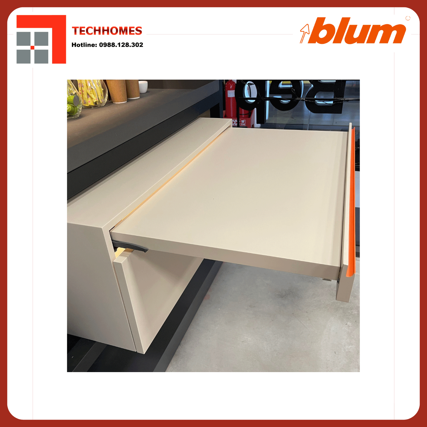 LẮP ĐẶT PHỤ KIỆN BLUM CHÍNH HÃNG