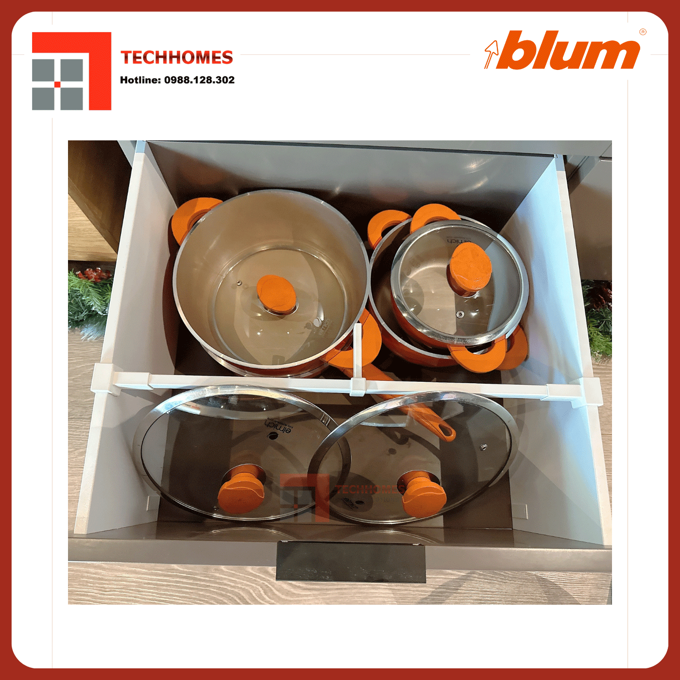 LẮP ĐẶT PHỤ KIỆN BLUM CHÍNH HÃNG