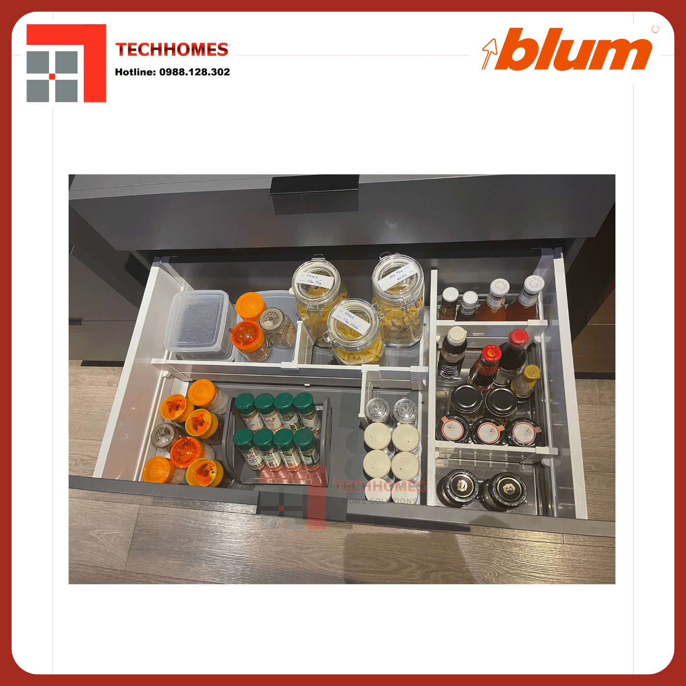 LẮP ĐẶT PHỤ KIỆN BLUM CHÍNH HÃNG