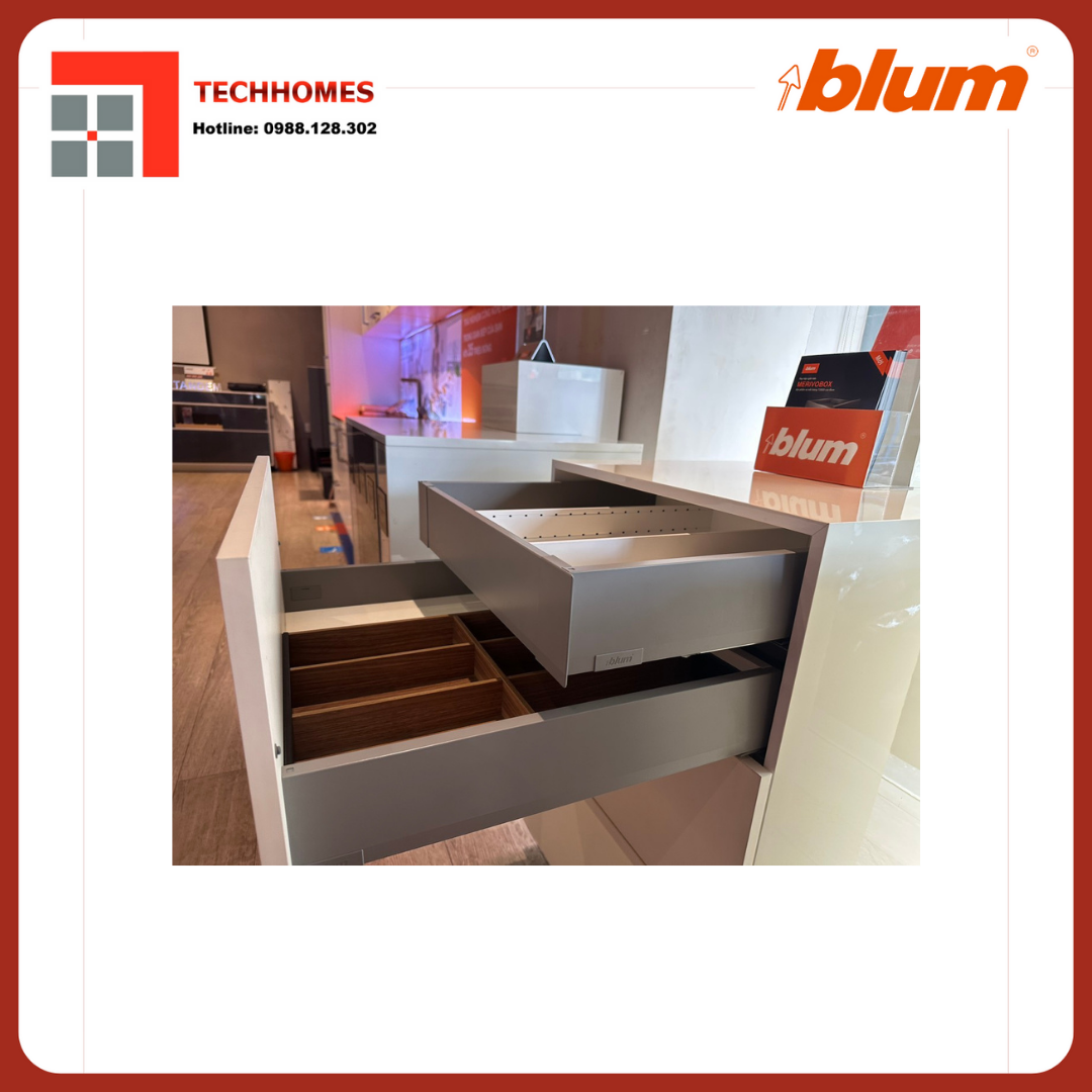 Lắp đặt tủ đồ khô blum