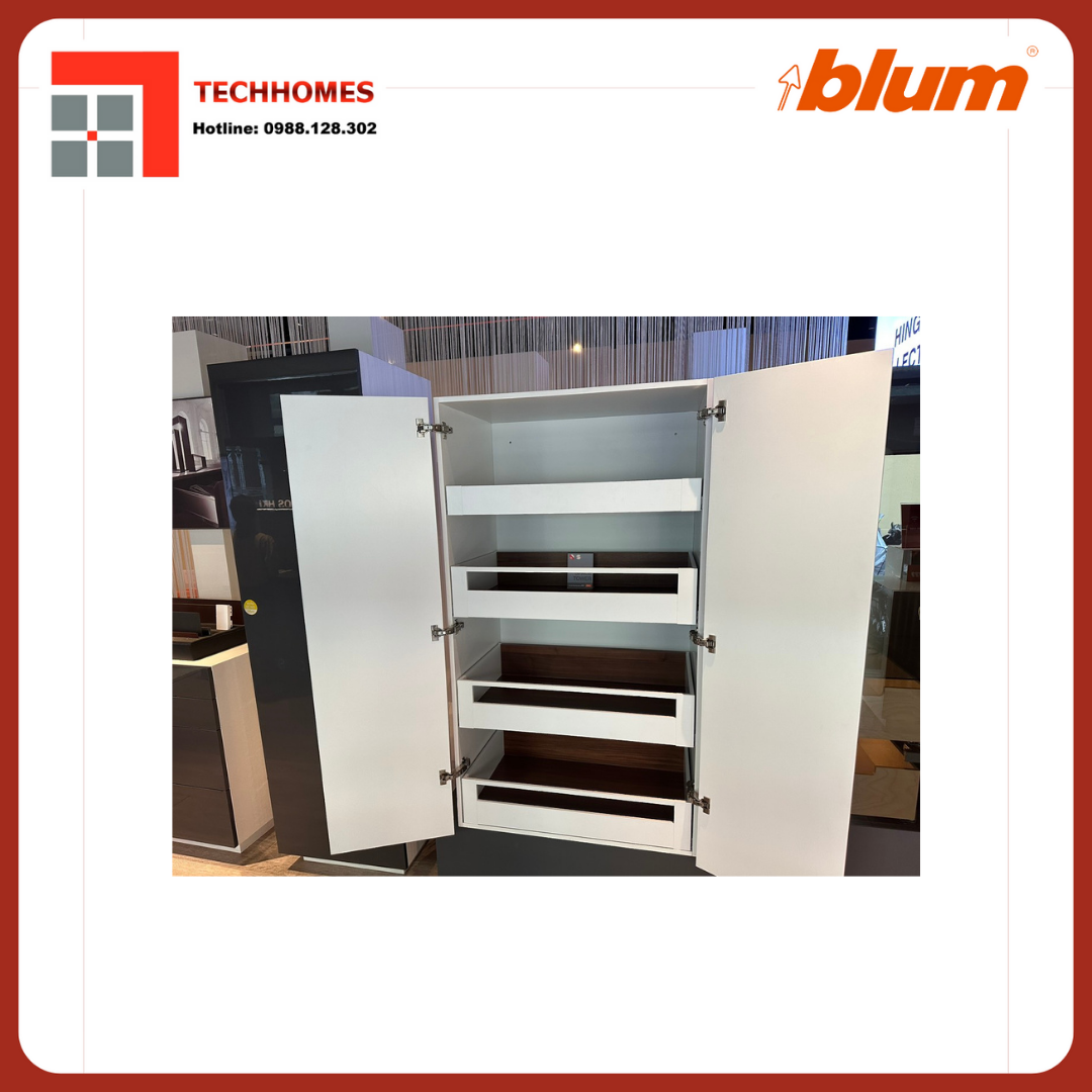 Lắp đặt tủ đồ khô blum