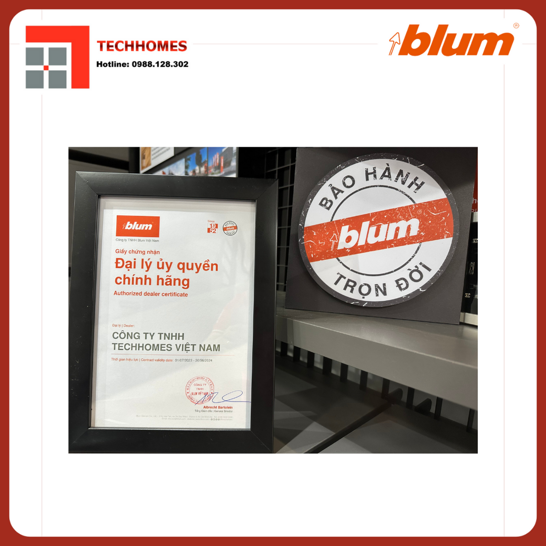 Lắp đặt tủ đồ khô blum