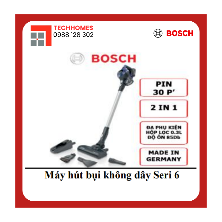 Máy hút bụi không dây Seri 6 - BBS611MAT 